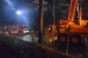 Container LKW umgestuerzt Koeln Brueck Bruecker- Dellbruecker Mauspfad P422